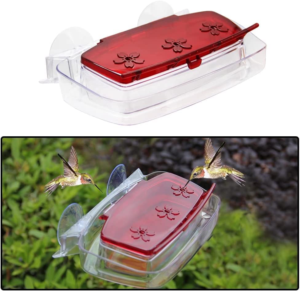 Comedero de pajaros para ventana, 8 onzas