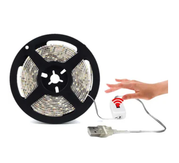 Tira LED 60 Luces a Prueba de Agua con sensor de mano