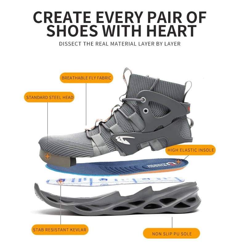 Zapatilla de Trabajo con Punta de Acero