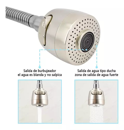 Llave monomando flexible Cocina