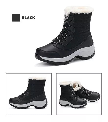 Botas de Nieve para mujer botines de Felpa