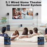 Home Theater BOBTOT K701S 5.1 Canales 800W Bluetooth 120V