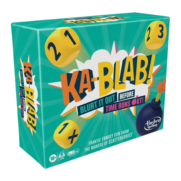 Hasbro Gaming Ka-Blab! Juego de Mesa Familiar 10+ – Versión en Inglés