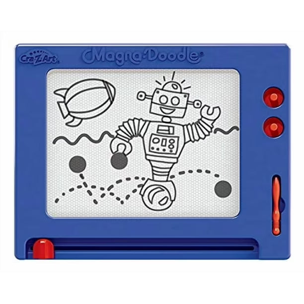 Tablero de Dibujo Magnético Cra-Z-Art Magna Doodle Azul Blanco