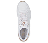 Zapatilla Mujer Skechers Uno Shimmer Away – Blanco