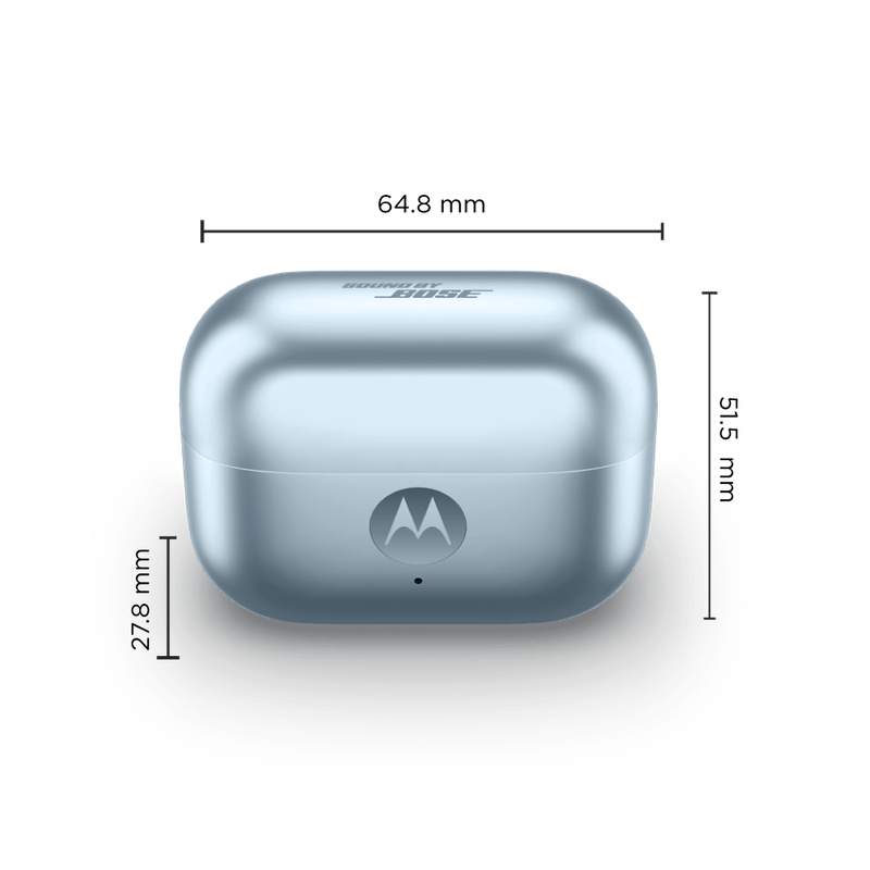 Audífonos Motorola Moto Buds Loop Swarovski Ice Melt Blue
