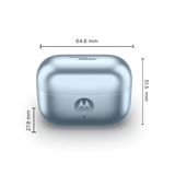 Audífonos Motorola Moto Buds Loop Swarovski Ice Melt Blue