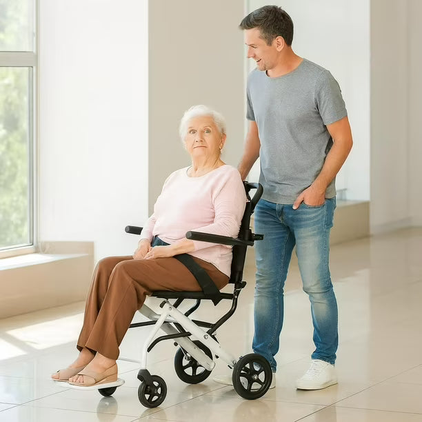 Silla de Ruedas de Traslado Liviana Portable