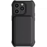 CARCASA ANTIGOLPE EN COLOR EN COLOR NEGRO CON TARJETERO PARA IPHONE 15 PRO Max