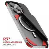 CARCASA ANTIGOLPE EN COLOR EN COLOR NEGRO CON TARJETERO PARA IPHONE 15 PRO Max