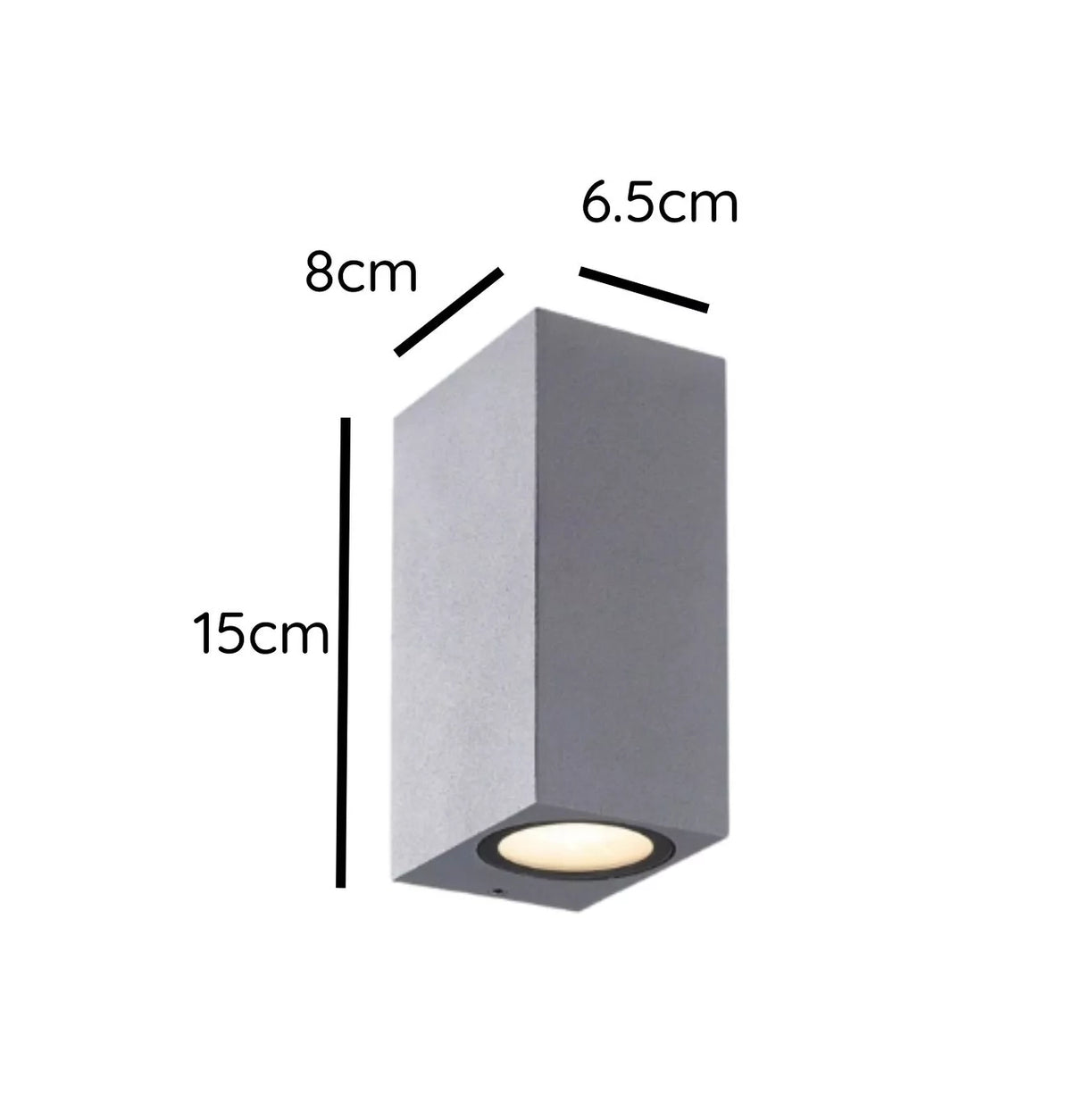 Aplique LED Kapelle IP54 doble porta GU10