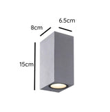 Aplique LED Kapelle IP54 doble porta GU10
