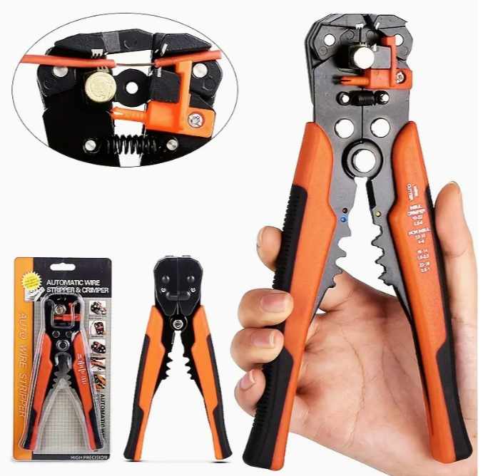 Alicate Pelacables Automático Multifunción – Cortacables y Crimpeadora