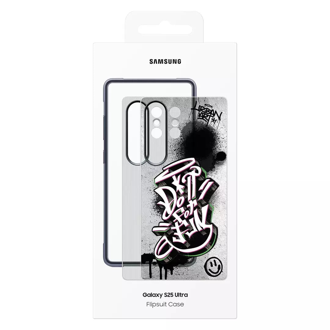 Carcasa Flipsuit Color Negro Galaxy S25 Ultra