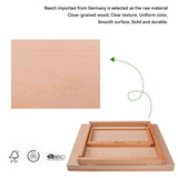 Miratuso Caballete de Mesa A3 de Madera de Haya – Plegable y Ajustable