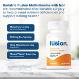 Bariatric Fusion Multivitamínico Bariátrico con Hierro 45 mg – 30 Cápsulas