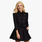 Abrigo Largo para Mujer con Cinturón | Estilo Elegante Tipo Lana | Otoño Invierno