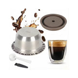 Cápsula Reutilizable Sendoger 230 ml para Nespresso Vertuo Pop y Next – Acero Inoxidable