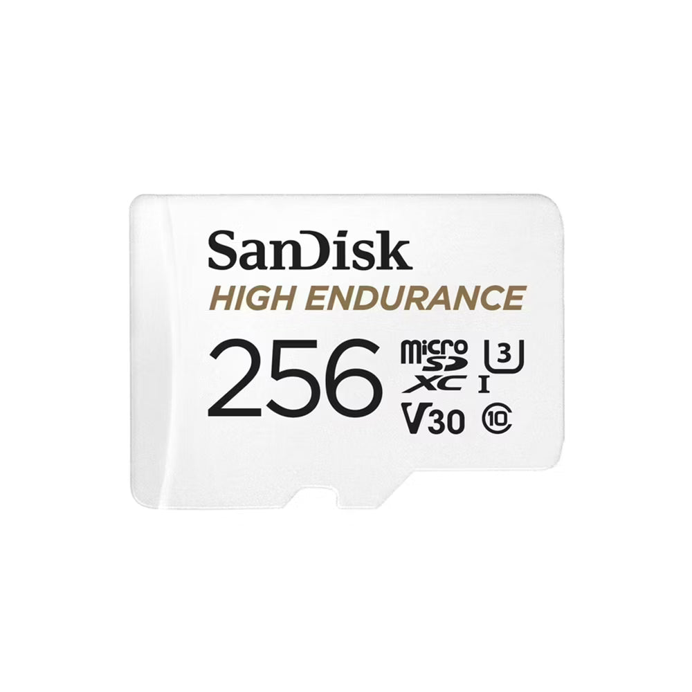 Tarjeta microSDXC SanDisk High Endurance Video de 256 GB con adaptador