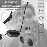 Gafas de Sol Joopin Redondas Polarizadas Negro