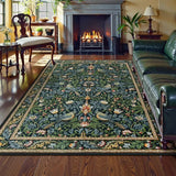 Alfombra Morebes Bohemia Floral 150 x 210 cm Azul Marino