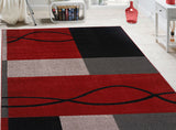 ALFOMBRA IDETEX FRIZE CARVED D5 170 X 230 CM RED