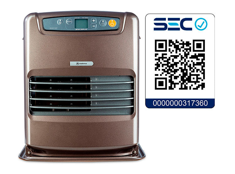 ESTUFA MADEMSA PARAFINA LÁSER 5 LT FAN HEATER MFHK 550 PLUS