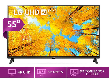SMART TV LED LG 55” 55UQ7500 UHD SMART