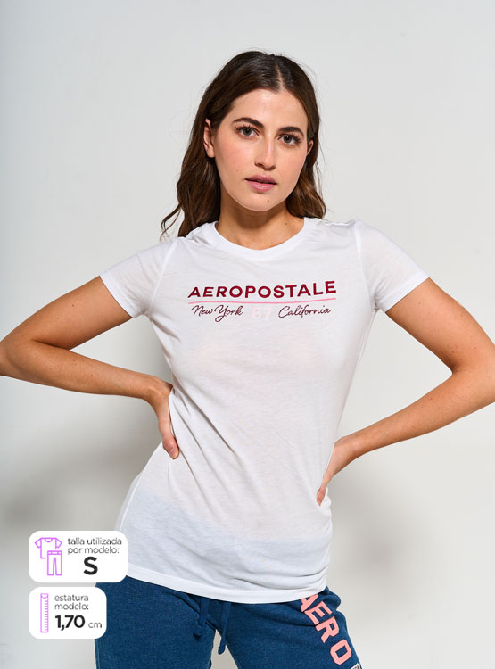 POLERA AEROPOSTALE MANGA CORTA GRAPHICS