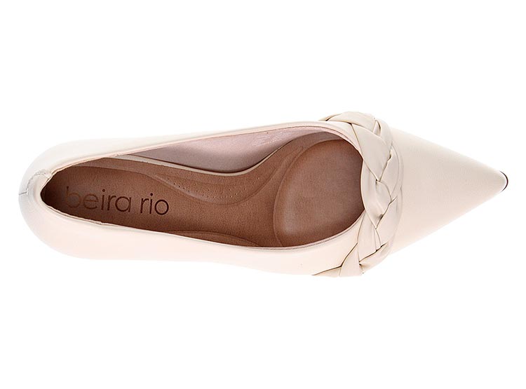 ZAPATO BEIRA RIO CREMA