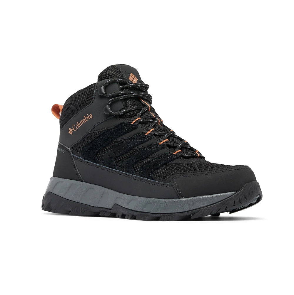 Botín Hombre Columbia Strata Trail Mid Waterproof Negro