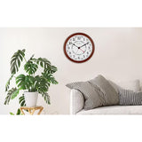 Reloj de Pared Bulova Daily C4804 | Calendario Semanal | Movimiento Silencioso