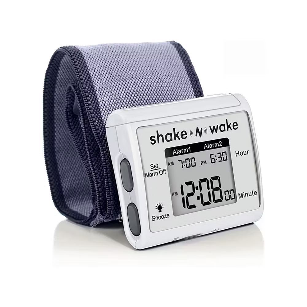 Reloj Despertador Vibratorio TechTools Shake-N-Wake – Alarma Silenciosa de Pulsera