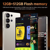 Smartphone HTTTBD S26 Ultra | Pantalla 7,3" 4K | Cámara 108 MP | 12 GB RAM | 512 GB | 5G