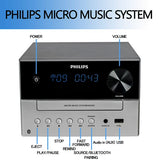 Sistema estéreo Bluetooth Philips para el hogar con reproductor de CD