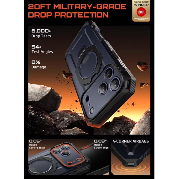 Funda SUPCASE Unicorn Beetle Grip Pro para iPhone 17 Pro Max | MagSafe | Protección Militar | Nueva