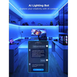 Govee Neon Rope Light for Wall Lining 5 Metros | Tira LED RGBIC Inteligente para Muros, Techos y Esquinas