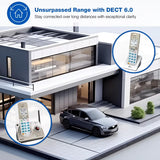 Accesorio de Teléfono Inalámbrico AT&T DL70019 con Bluetooth y Bloqueo de Llamadas | Auricular Adicional DECT 6.0 110V