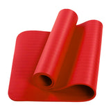 Mat de Yoga 10 mm Extra Grueso | Antideslizante | 183 × 61 cm | Rojo
