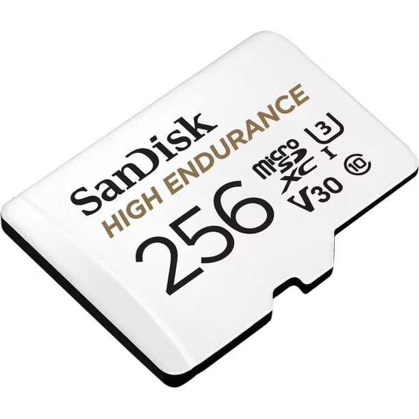 Tarjeta microSDXC SanDisk High Endurance Video de 256 GB con adaptador