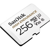 Tarjeta microSDXC SanDisk High Endurance Video de 256 GB con adaptador