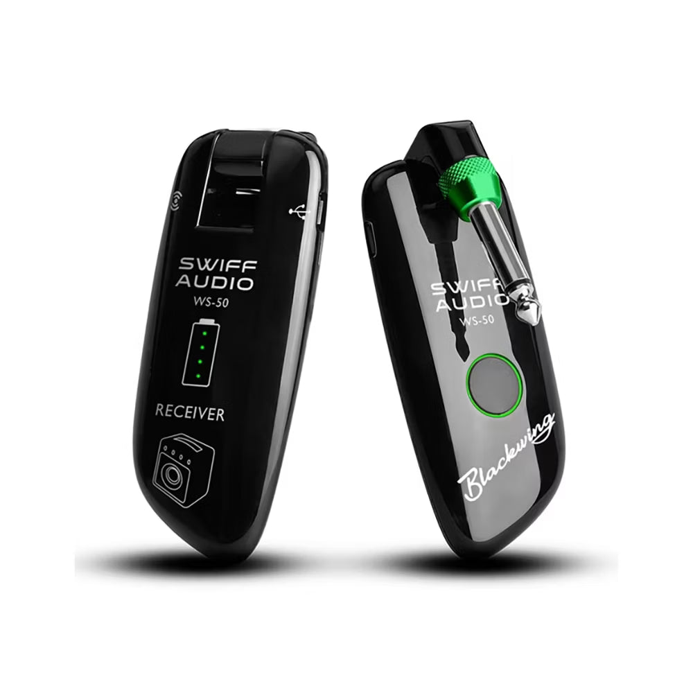 SWIFF High-Grade Sistema Inalámbrico para Guitarra 100 Canales UHF Recargable