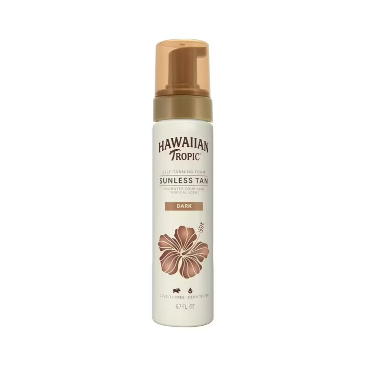 Espuma Autobronceadora Hawaiian Tropic Sunless Tan Dark 200 ml