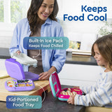 Lonchera Bentgo Chill 4 compartimientos con bolsa de hielo integrada