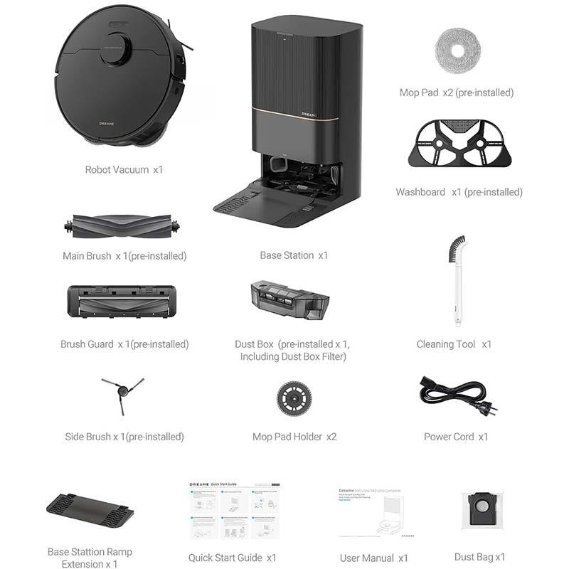 Robot Aspirador Inteligente Dreame X40 Ultra con Base de Autovaciado 120V | Open Box Premium
