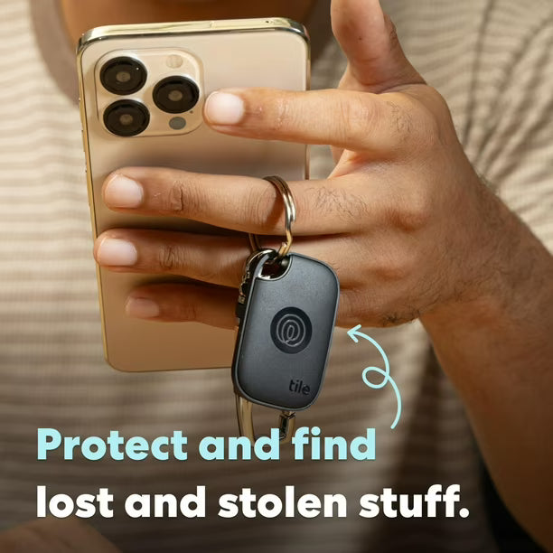Localizador Bluetooth Tile de Life360 Pro (2024), paquete de 1, color negro