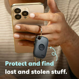 Localizador Bluetooth Tile de Life360 Pro (2024), paquete de 1, color negro