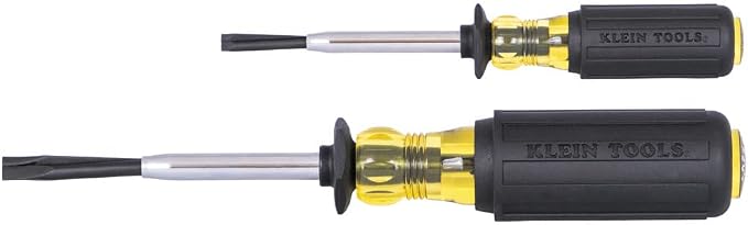 Klein Tools 85153K Set de Destornilladores Planos con Sujeción de Tornillos – 2 Piezas