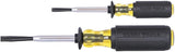 Klein Tools 85153K Set de Destornilladores Planos con Sujeción de Tornillos – 2 Piezas