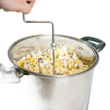 Lehman's All Popped! No Measure! Popcorn Popper – Olla para Palomitas de Maíz en Cocina 4,5 L